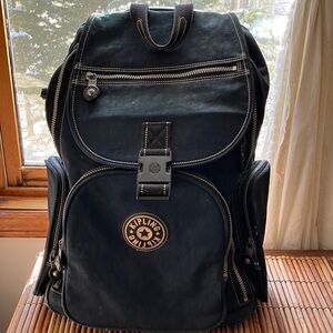 Kipling Dark Navyblue Backpack Wheels & Retractable Handle
